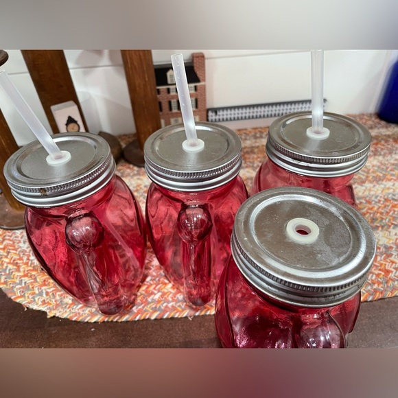 FLAMINGO DRINK TUMBLERS SET OF 4 - Picture 2 of 3